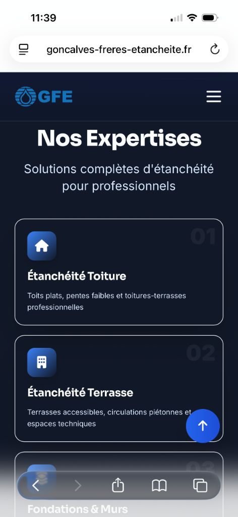 GFE sur mobile